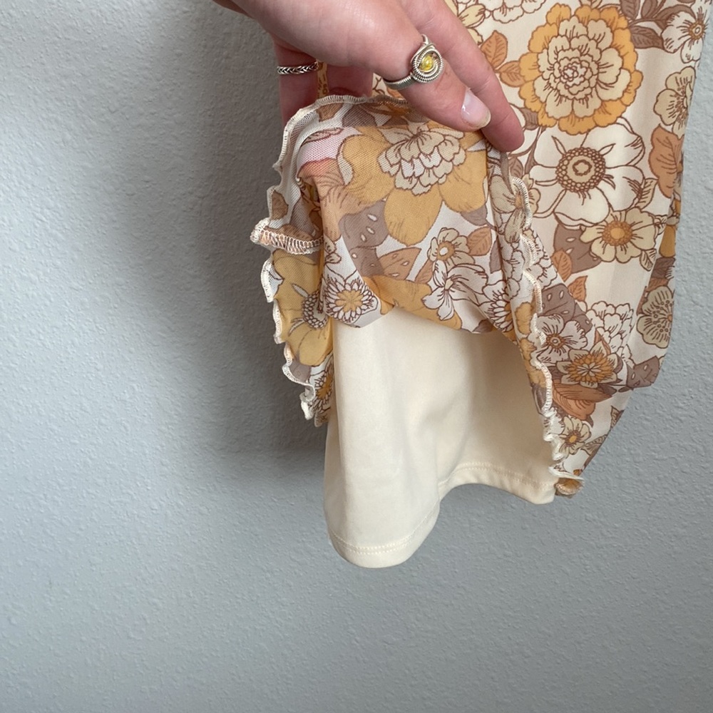 NWOT - FLORAL DRESS - FALL TONES - FOREVER 21 - NEVER WORN / NEW - Picture 7 of 14